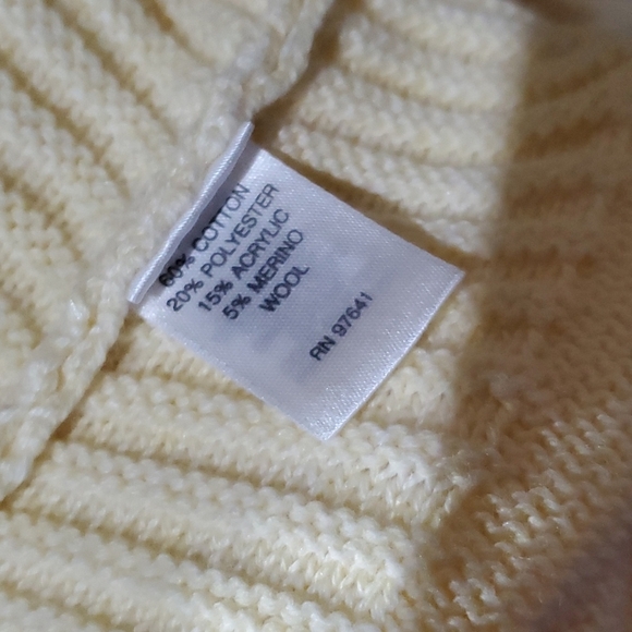 J Jill warm knit crew neck sweater cotton wool blend - Picture 5 of 6